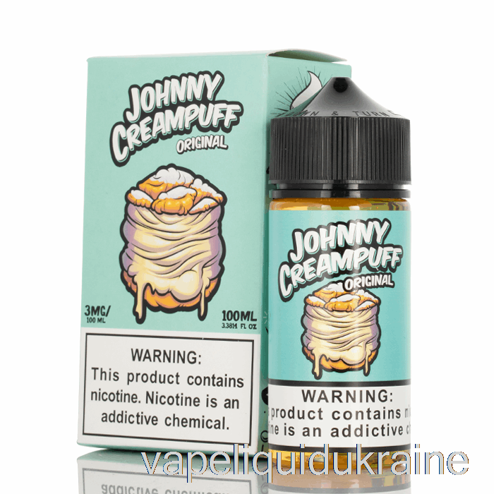 Vape Liquid Ukraine Original - Johnny Creampuff - 100mL 0mg